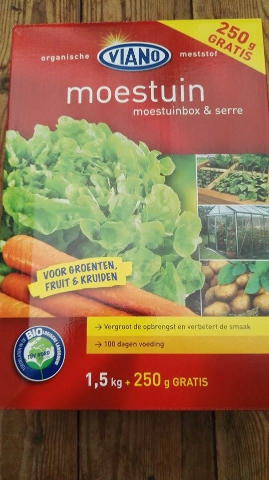Organische mest groenten te koop op Moestuinweetjes.com