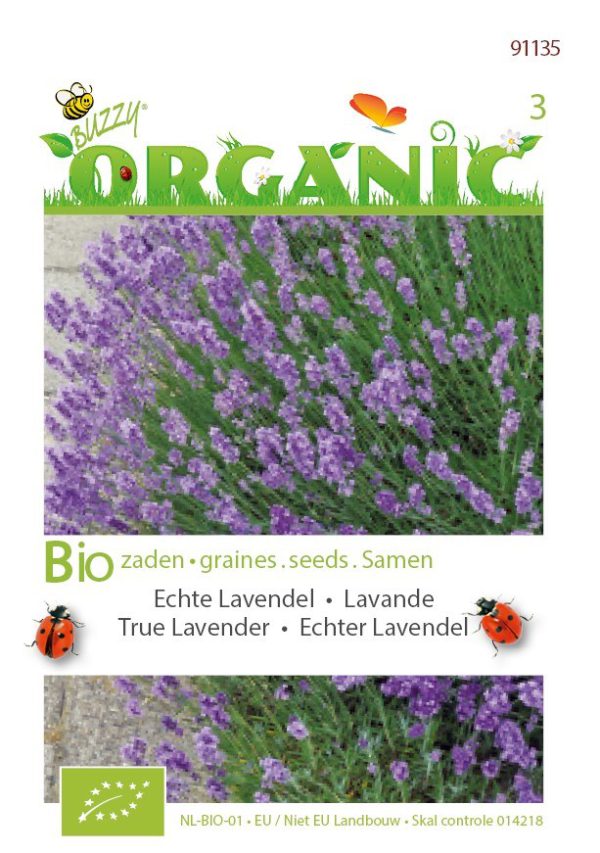 Lavendel BIO zaden te koop op Moestuinweetjes.com