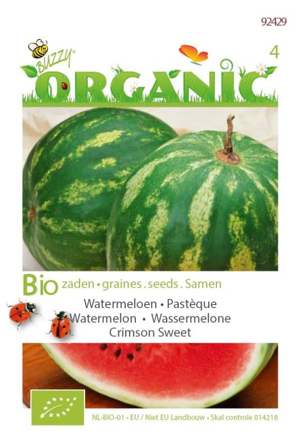 Watermeloenen Crimson Sweet te koop Moestuinweetjes.com
